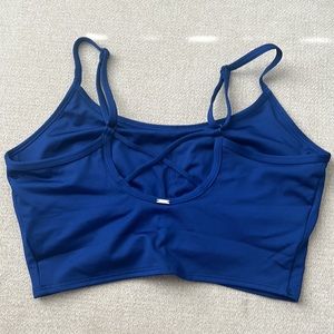 COPY - PINK Victoria's Secret Blue Crop Top